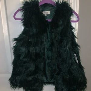 Brand new faux fur vest